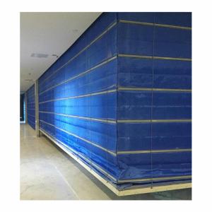 Quality Two Track Fire Retardant Roller Curtain Polymer Door Type wholesale