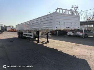 Quality Customized Extendable Hydraulic 2/3/4 Axle Sidewall Semi-Trailer 60 Tons wholesale