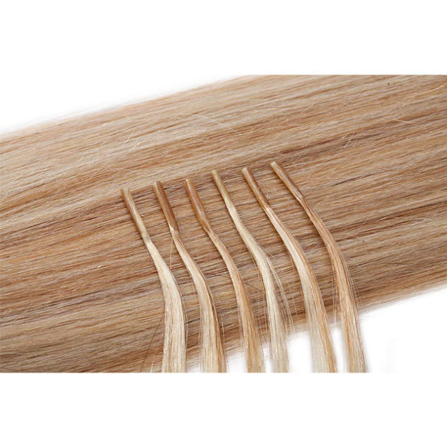 Real Remy Russian U Tip Human Hair Extensions Highlight I Tip ODM