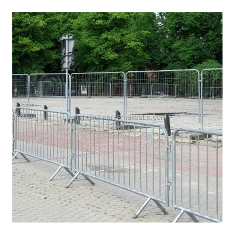 Galvanized and PVC Coated Standard Temporary Fence Panels for Roadway Safety Measures