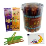 Supermarket CC Stick Candy 20 G Rainbow Sour Powder With Tattoo Paper