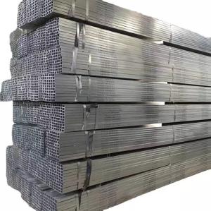 China ASTM A500 Grade A Hot Dip Galvanized Square Pipe Hollow Box Section on sale