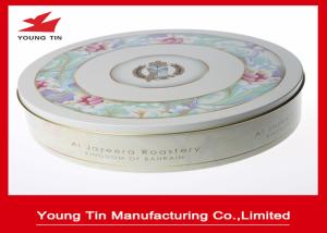 Quality Round Cookie Packaging Metal Gift Tins Box 0.23 MM Full Color Printed ISO 9001 wholesale