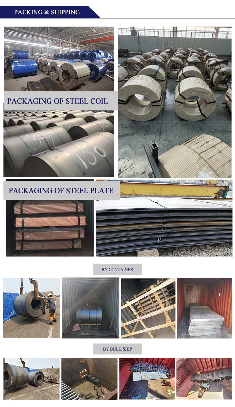 600mm-1500mm Width HRC Hot Rolled Carbon Steel Coil for Welding Plate Processing by Plate. Coil