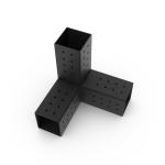 Powder Coated Pergola Bracket Kits for 6x6 Post Base and Durable Carbon Steel