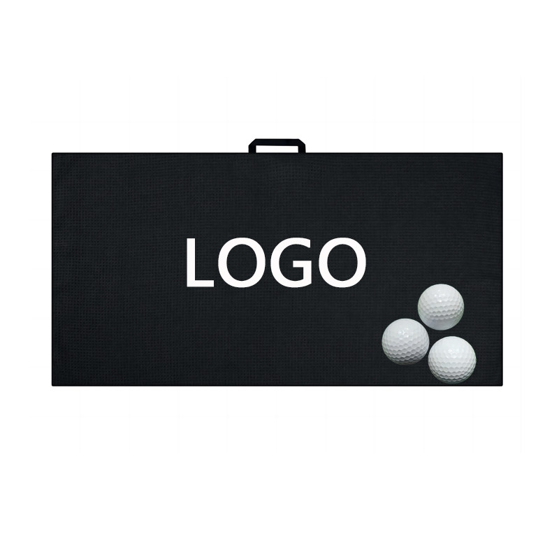 Embroidered Logo Microfiber Waffle Golf Towel Accepet OEM ODM