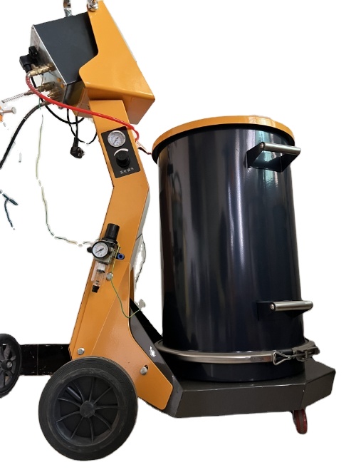 110V/220V Industrial Powder Coating Booth Machinery for Spray Powder Vibration Absorption