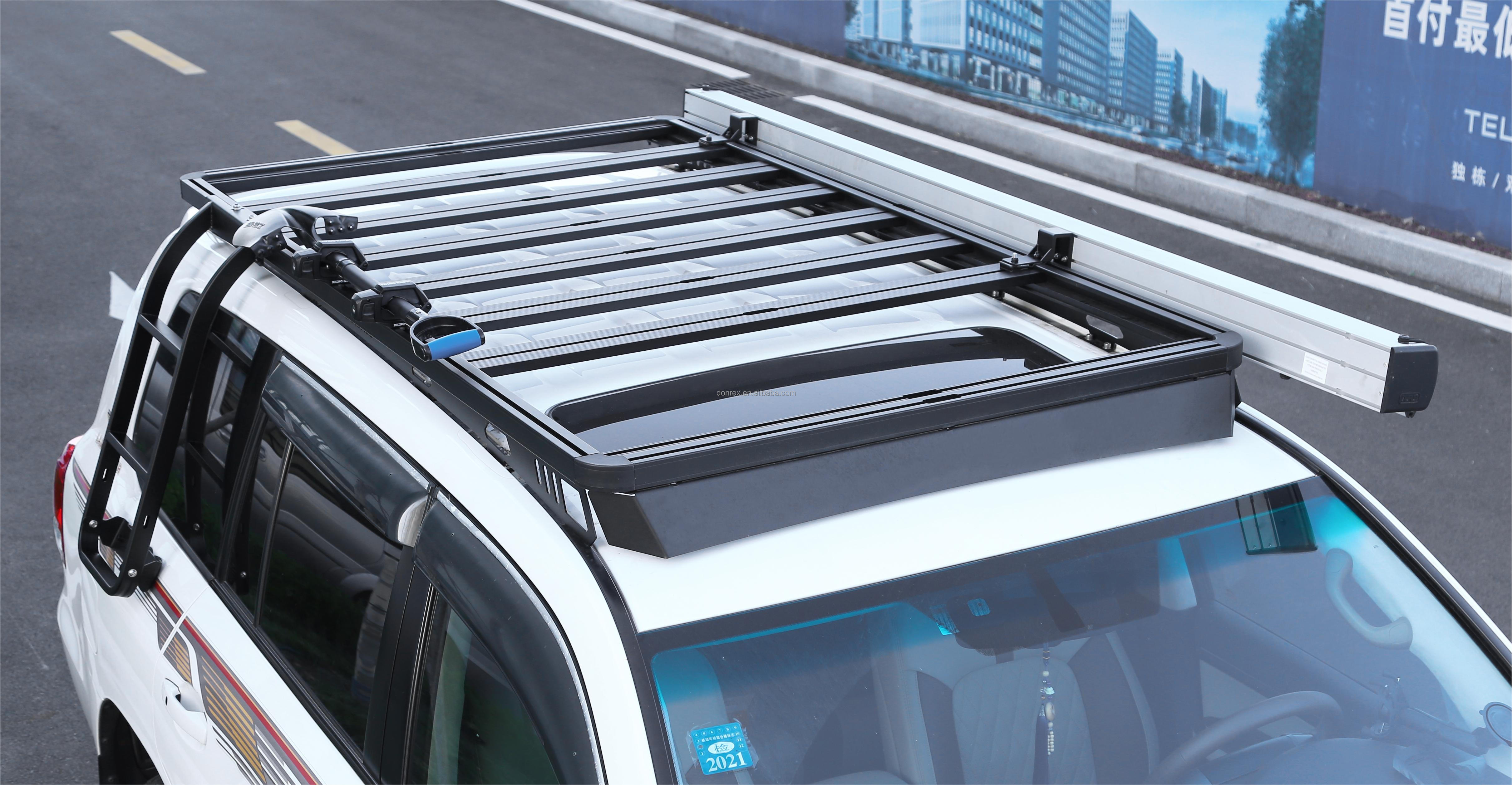 Toyota LC200 LAND CRUISER Roof Rack with Powder Coating and High- Aluminum Alloy