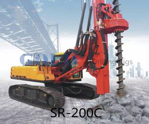 Quality 20m 800mm SR200M Rotary drilling rig caisson pile foundation wholesale