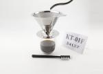 Reusable Paperless Coffee Dripper Pour Over Gift Set SS304 / SS316 Materials