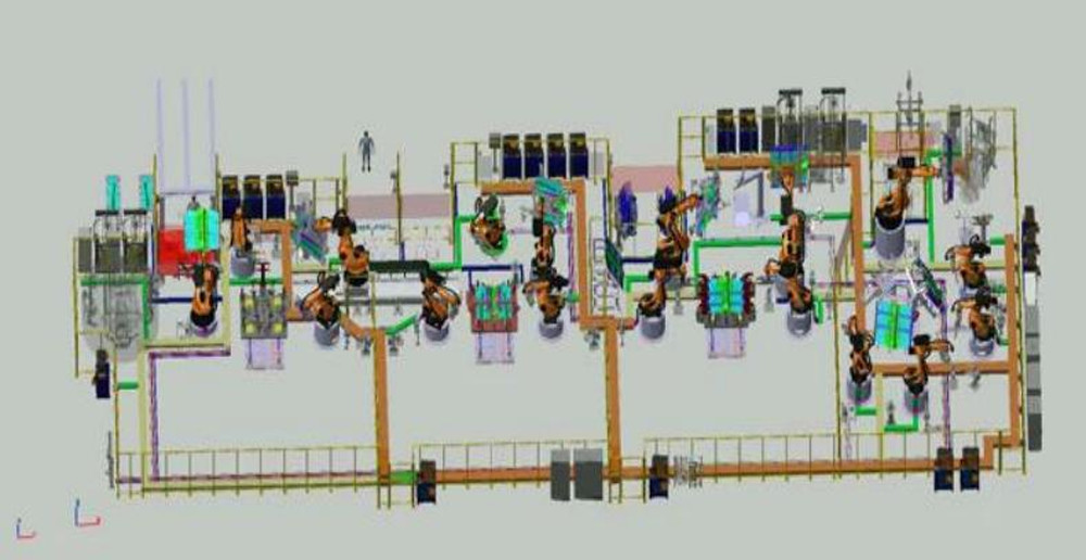 Integrated Body Shop And Assembly Shop Robotics Automation Solution Automotive Production Line Turn Key Project