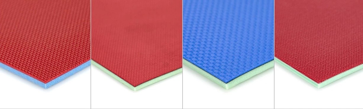 IAAF Certificate PVC Sports Flooring Moisture Proof Badminton Flooring