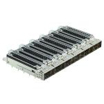 TE 2-2170708-5 ZQSFP+ Cage Ganged (1x6) With Heat Sink Connector EMI Springs