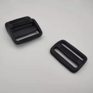 Quality Backpack Black Plastic Tri Glide Buckle Adjustable Bag Strap Buckle wholesale