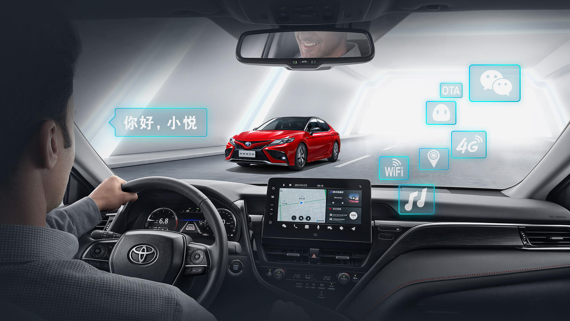 2023 Toyota Camry Corolla Highlander BZ4X Luxury Sedan Gasoline Cars Made In Guangdong Customized BZ4X