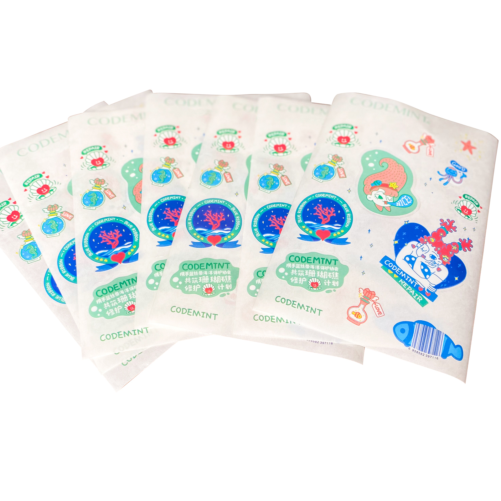 Biodegradable Die Cut Sticker Labels