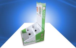 Quality Two Tier Cardboard Countertop Displays Storage Box for Nursingcare Products wholesale