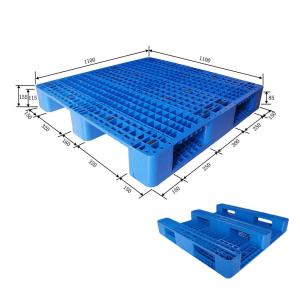 Quality 110x110cm Lightweight Plastic Pallet Steel Reinforced Plastic Pallets wholesale