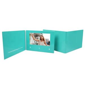 Quality Landscape Shape Wedding Invitation Video Card 1024x600 Pixel USB Charging wholesale