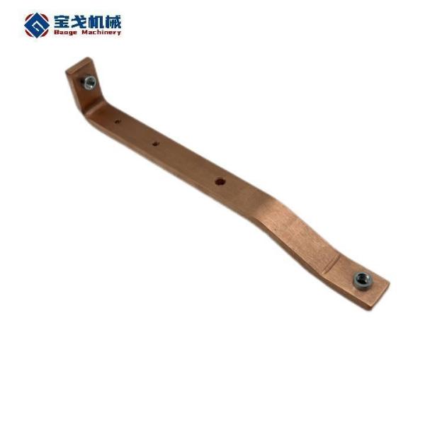 Electric Power Industry Red Copper Bending Busbar for PVC Cover and Sturdy