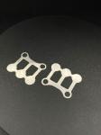 The factory customizes stainless steel valve plates according to customer