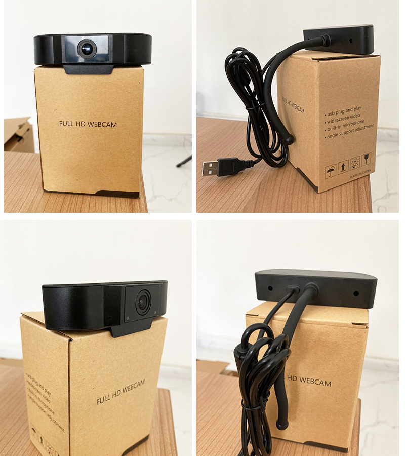 plug and play 1080P HD Webcams Computer Web Cam Live Streaming Webcam with Dual mics