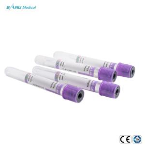 Quality Disposable CE Approved PET / GLASS K2 / K3 EDTA Vacuum Tube 3-9ml wholesale