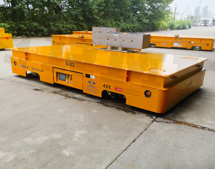 Omnidirectional Transfer Carts With Omni-Wheels Heavy Load Transporter