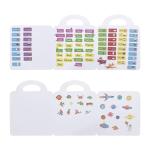 Children Preschool Books Educational Early Learning Removable Sticker Book