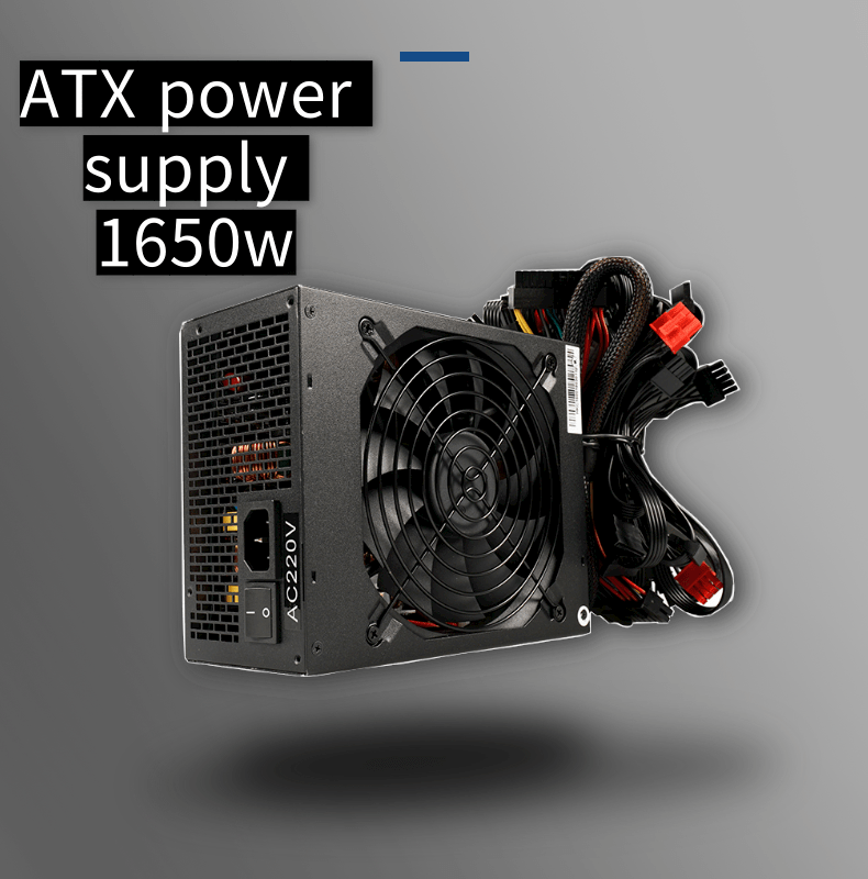 100% Brand New And High Quality Power Supply 1650W Ultra-High Power ConversionEfficie ATX PC Computer Power Supply Wholesale