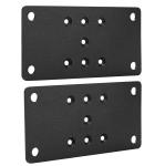 Sturdy Steel Plate 2 pc for Wood Joint Deck Railing Wood Fence Mail Post Anchor