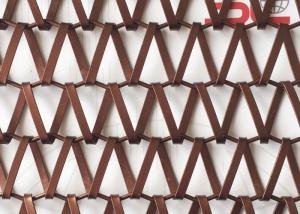 Quality 36m Metal Weave Spiral Wire Mesh Conveyor Decoration Facade wholesale