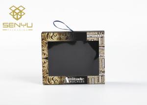 China Gift Custom Window Box Packaging / 350g Cardboard Corrugated Window Boxes on sale