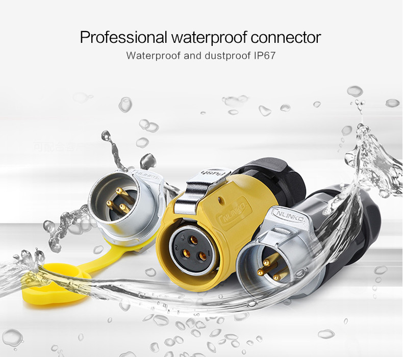 Good Price Led Screen 3 Pin Circular Power Connector Plug and Socket