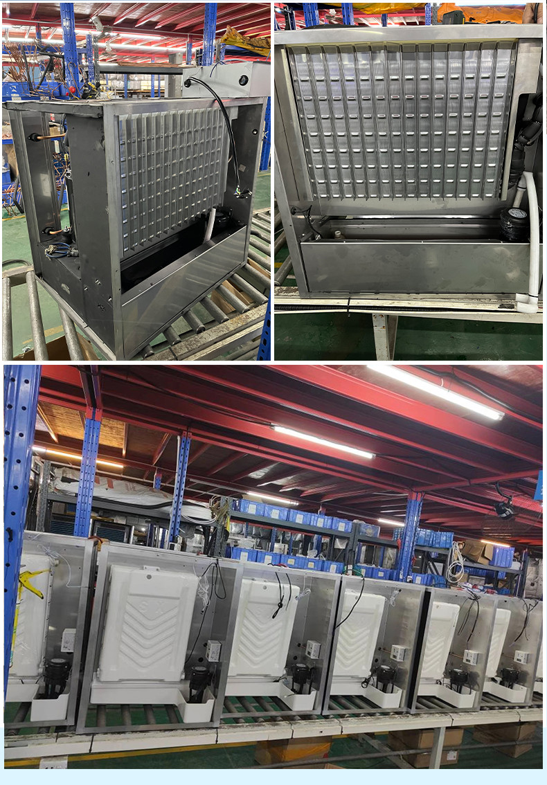 200KG /24H Commercial Crescent Ice Machine Automatic Crescent Ice Maker Machine