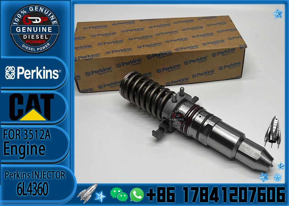 Common rail injector fuel injecto 6L4360 0R-8338 111-3718 10R-1252 for 3512A Excavator 3512/3516/3508