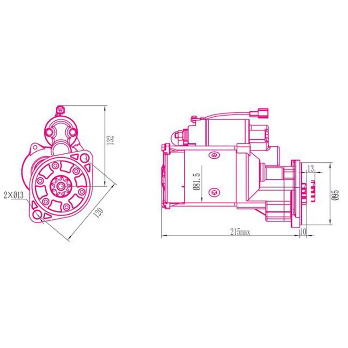 ISUZU Car Fitment 12V Engine Starter for DMAX 4JB14JA1 TFR NKR Assembly OE 8944489591