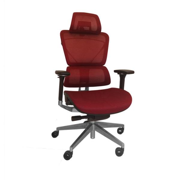 Rubber Caster W700mm High Back Revolving Office Chair For 300 Lb Person R350 Alu