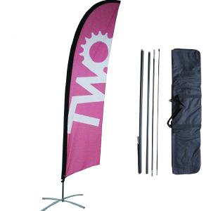 Quality Knitted Polyester CMYK Outdoor Banner Flags For Promotional Business Advertising wholesale