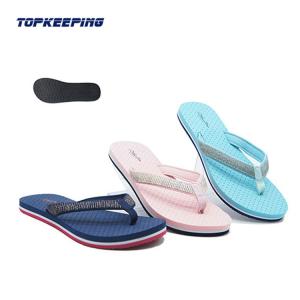 Quality Trending Lady Beach Flip Flop EVA Flower Flip Flop Summer wholesale