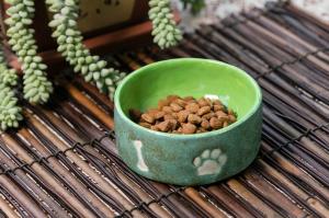 Quality Functional Ceramic Ergonomic Cat Food Bowl Lead Free 200ml Hand Formed Ceramic Dog Bowls wholesale