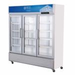 Cold Beer Drink Glass Door Display Freezers Refrigerated Stainless Steel Cabinet