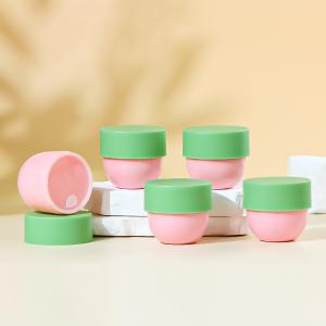 Quality New Arrival 5g 10g 30g 50g PP Cream Jar Refillable Plastic Jar Pink White Cosmetics Packaging Plastic Container For Skin Care wholesale