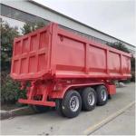 Jost Kingpin Hydraulic 3 Axles 40-80 Ton U-Shape Side Dump Semi Trailer Dumper