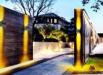 24W A Beam Of Light Doubl Head Wall Lights Outdoor Waterproof Courtyard Double