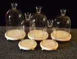 glass dome cloche dust proof display dome doll domes center piece dome dispay