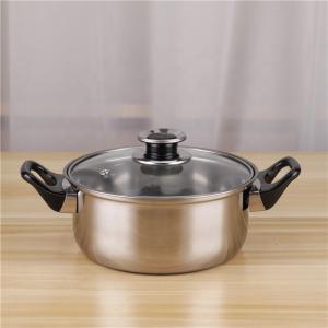 Quality Restaurant Kitchen Stainless Steel Cookware Set Classic Design Style wholesale