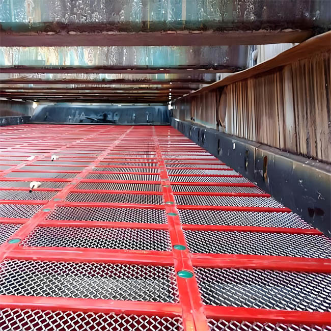 Crusher self cleaning screen mesh with Wrap Edge ‌Vibrating Screen Mesh‌ in Quarrying and Aggregate Processing