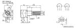9mm rotary potentiometer with metal shaft, interph potentiometer, carbon