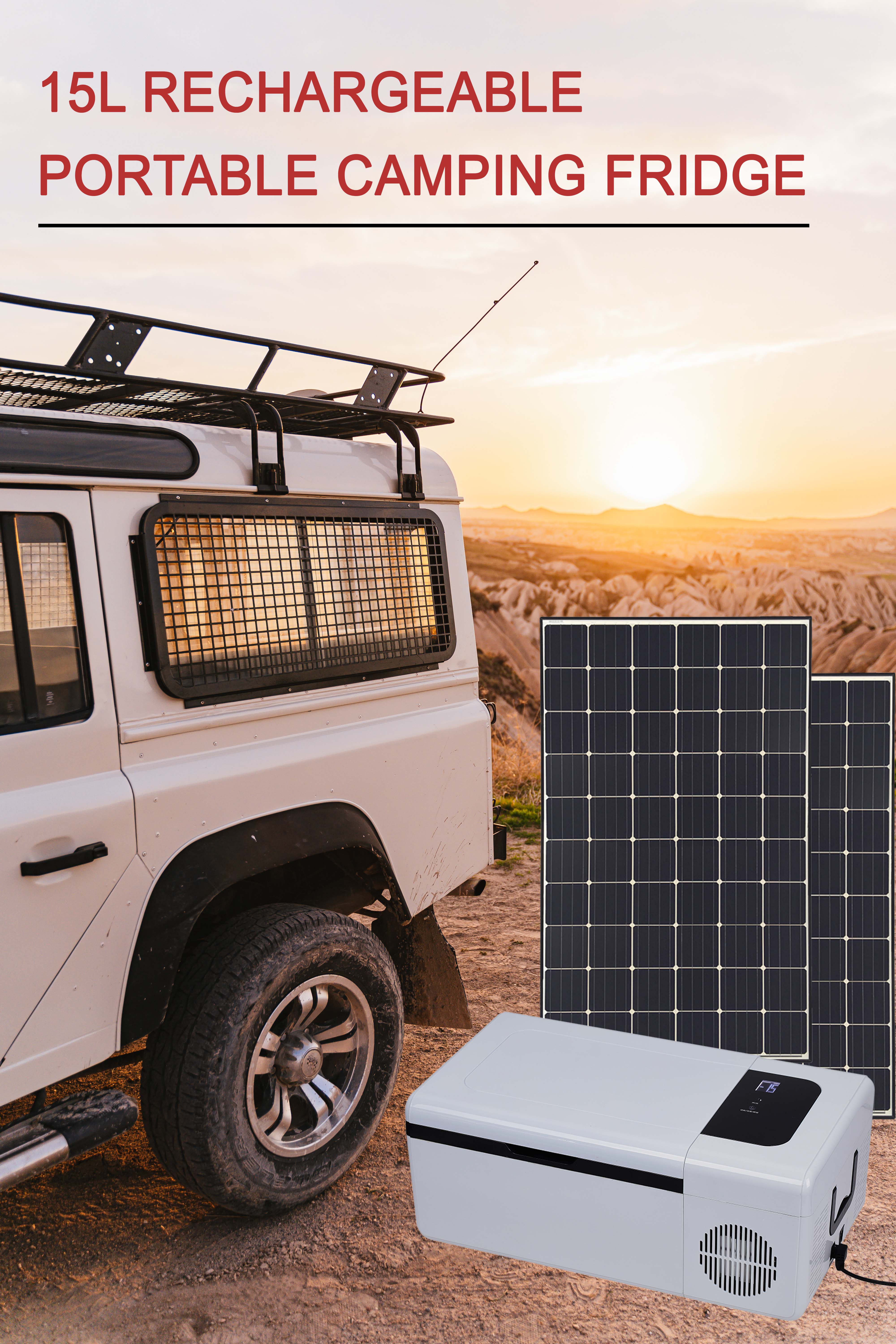 Single Zone Cooling Classic 15L Portable Camping Cooler 12V/24V Mini Frigo